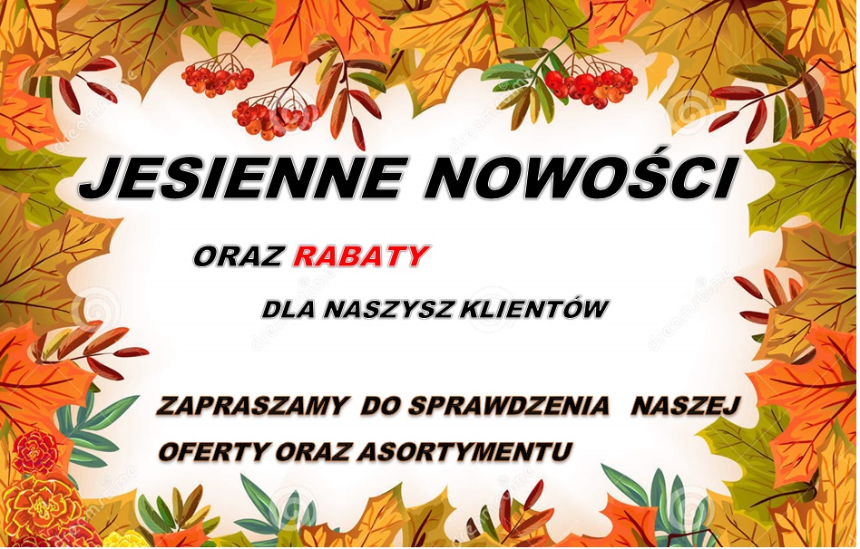 JESIENNE NOWOŚCI